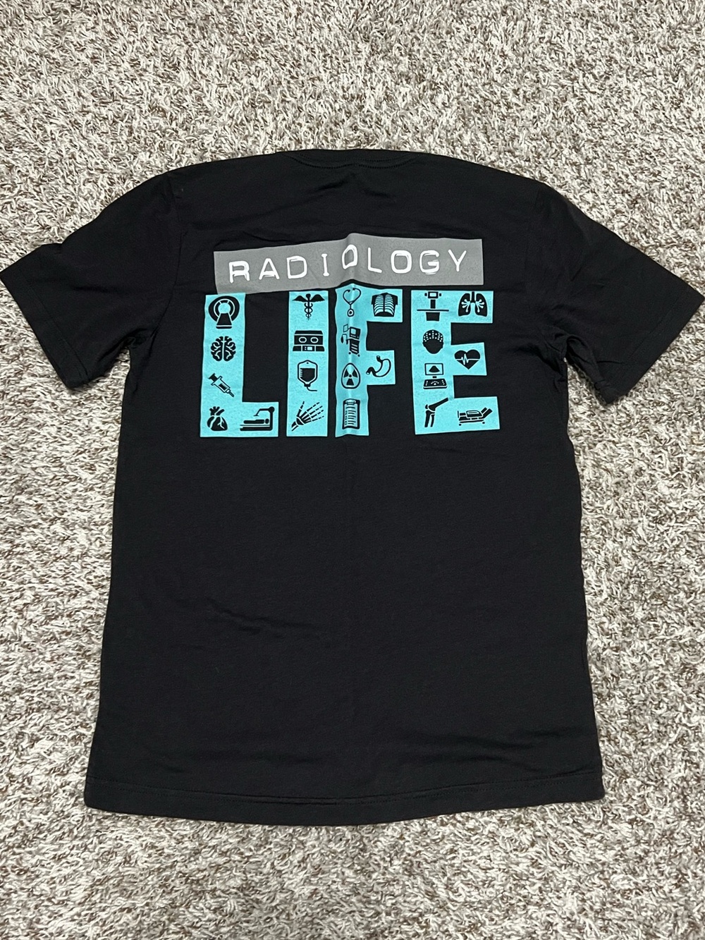 lululemon athletica Black Crew Neck Tee